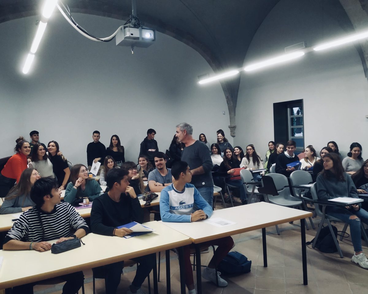 Lecture about poster design